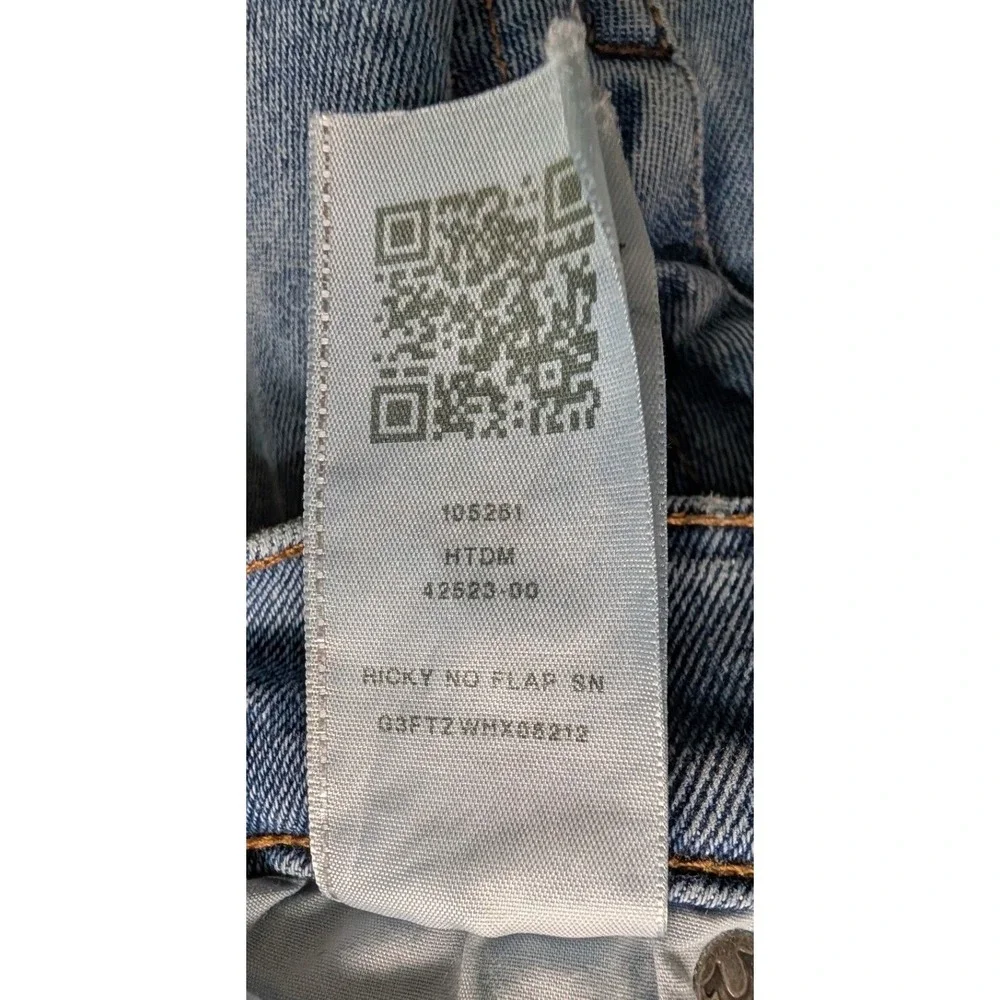 True Religion Ricky Relaxed‎ Straight Jeans Light Wash Denim - Size 34